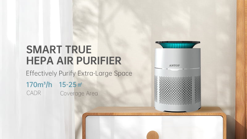 Smart True HEPA Air Purifier Effectively Purify Extra-Large Space