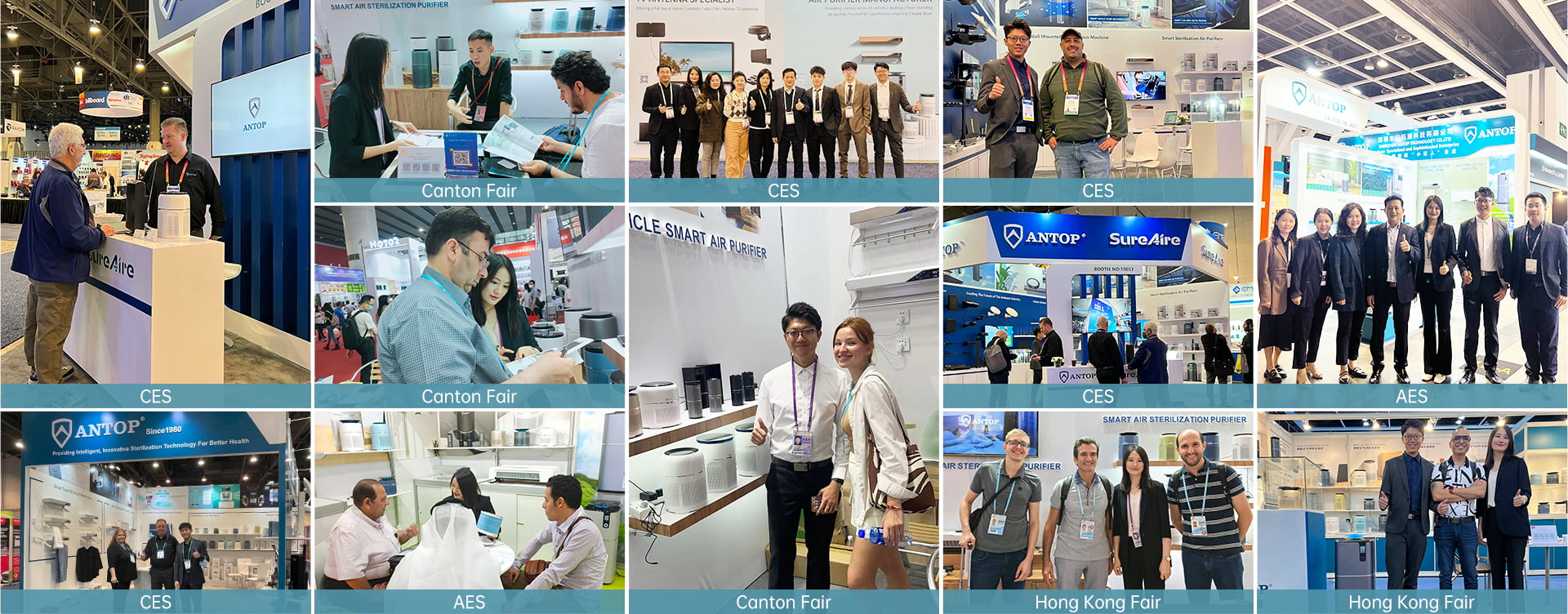 Our Exhibitions
CES, Canton Fair, HKTDC Hong Kong Electronics Fair, AES