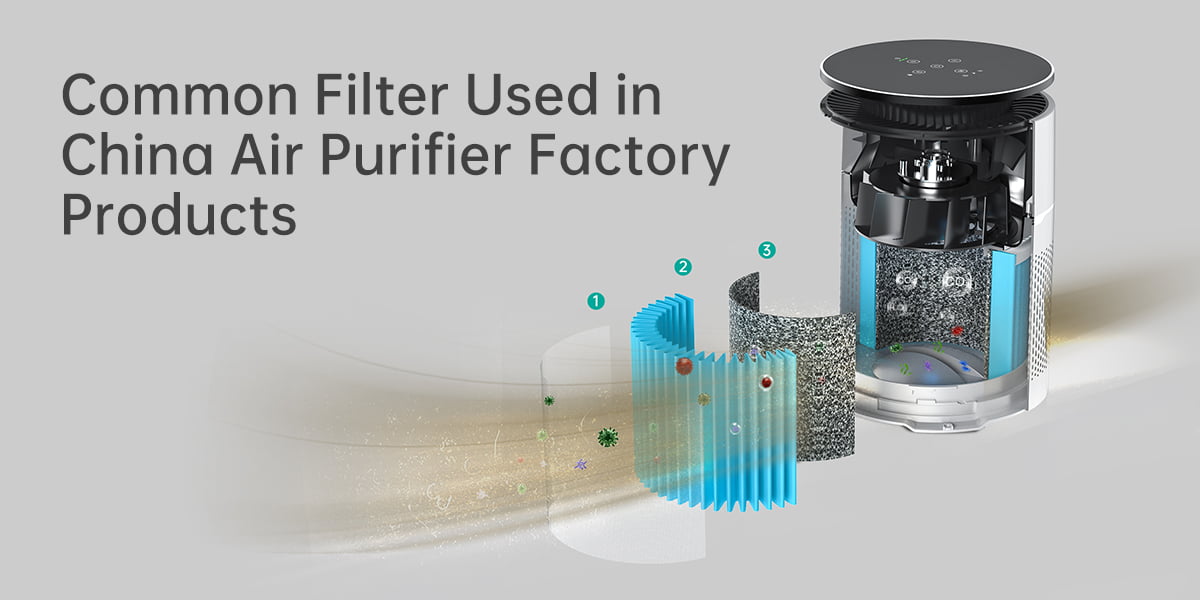 Common Filter Used in China Air Purifier Factory Products