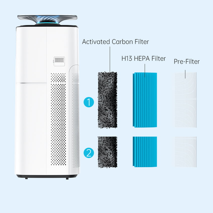 Dual H13 HEPA Purification