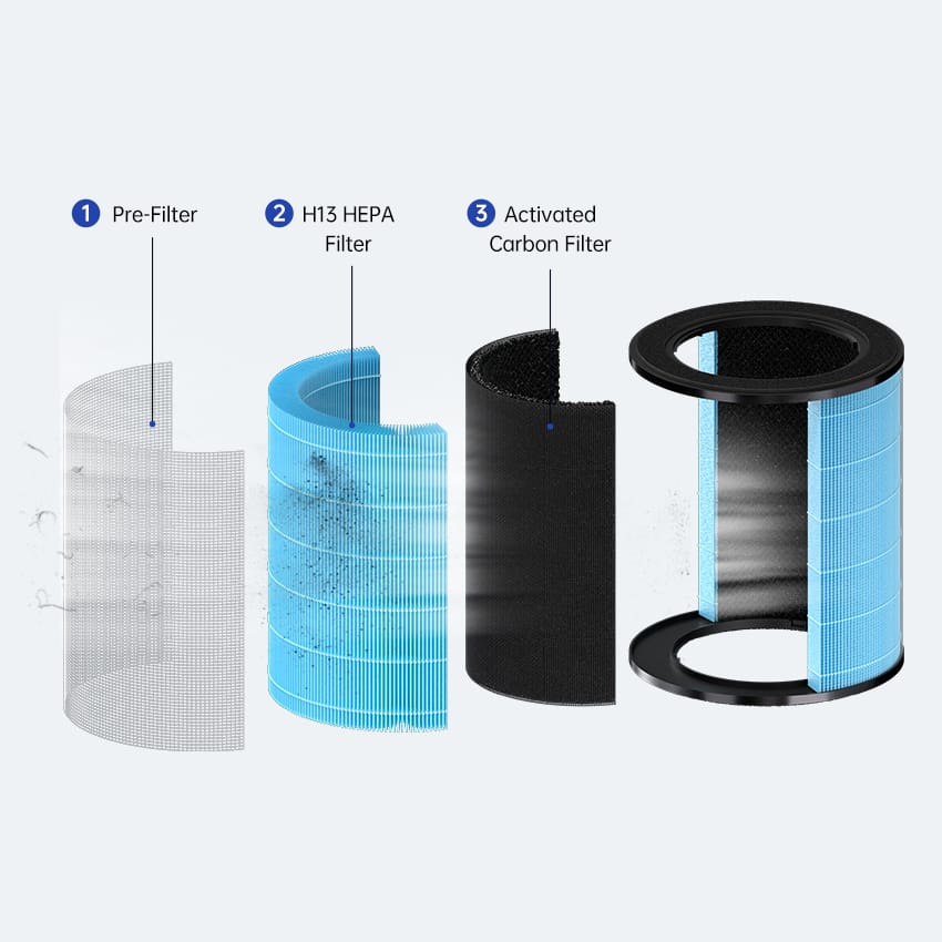 Dual H13 HEPA Purification